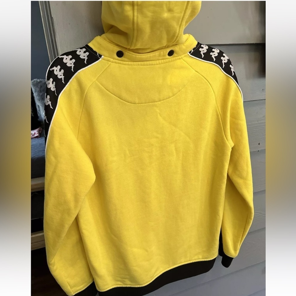 Kappa Hoodie  Yellow stripes Size M - Picture 8 of 9